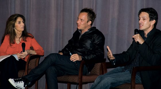 Littman discusses the art of documentary filmmaking with Leth and Robbins