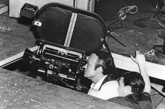 Citizen Kane: Welles as Charles Foster Kane on the campaign trail.