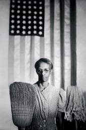  THE BIG PICTURE 1: Parks' famous shot of a cleaning woman, 