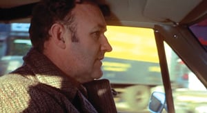 STREETWISE: Shots from the 15-minute sequence of Gene Hackman trying to catch the subday in Brooklyn in director William Friedkin's The French Connection (1971). - screen pulls © Twentieth Century Fox Film Corp. - click link for IMDB info. - click image for next photo in the series