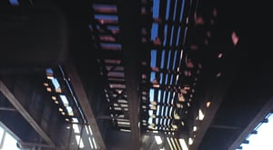 STREETWISE: Shots from the 15-minute sequence of Gene Hackman trying to catch the subday in Brooklyn in director William Friedkin's The French Connection (1971). - screen pulls © Twentieth Century Fox Film Corp. - click link for IMDB info. - click image for next photo in the series