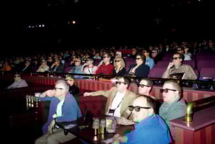  VISUAL ASSISTANCE: New plastic glasses are expected to solve most viewing problems. - Photo courtesy of REAL D