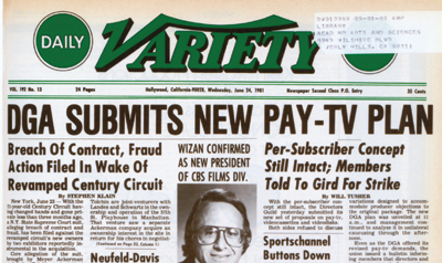 DGA Quarterly The Industry Cable Wars