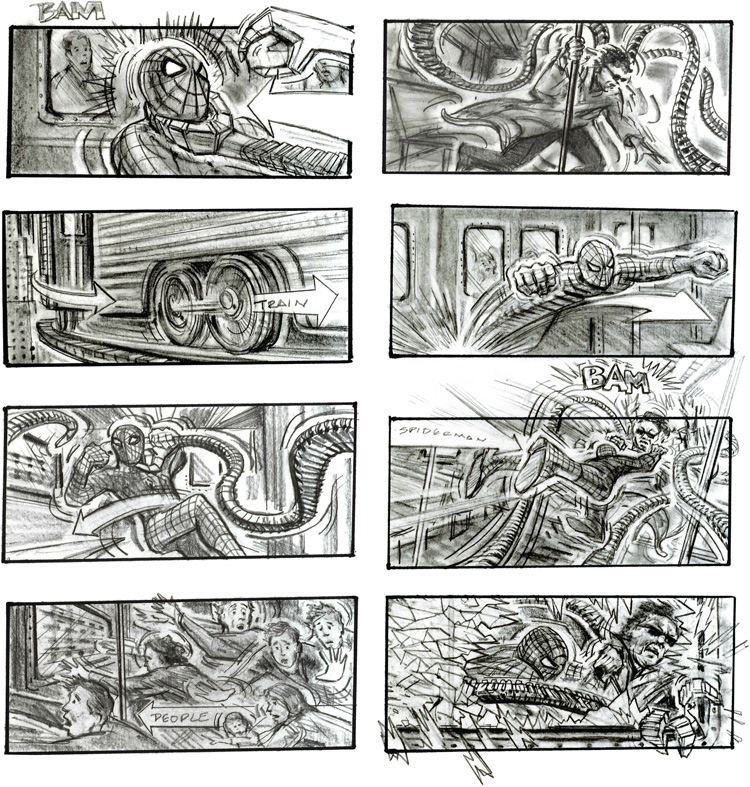 Drawing Board Spider-Man 2