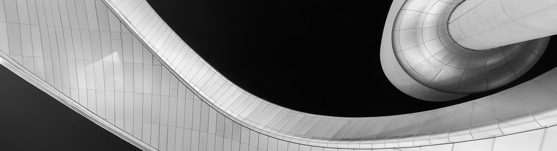 black and white