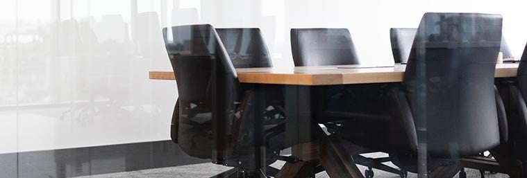 Empty meeting room