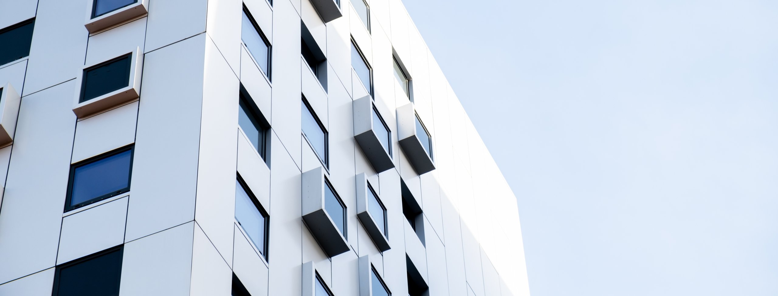 modern white building