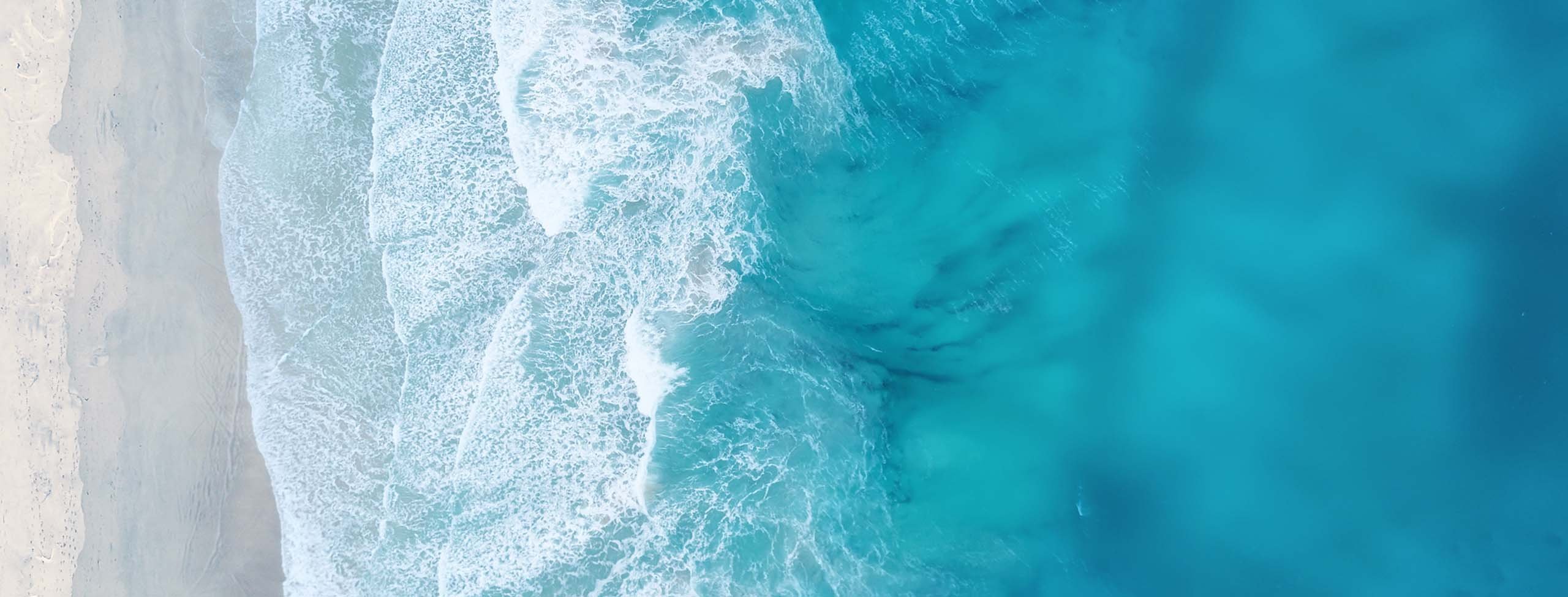 waves on the beach