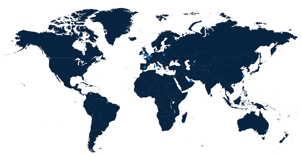 Life Sciences Index Global Events Map Infographic