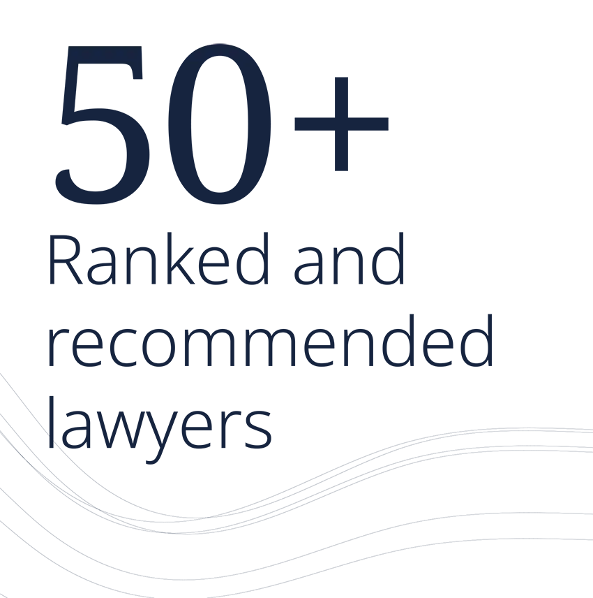 50 ranked and recommended lawyers