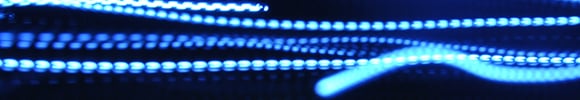 Abstract blue light waves design