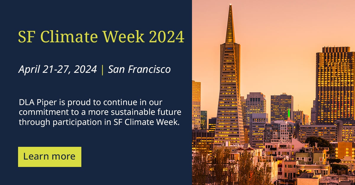 SF Climate Week 2024 | DLA Piper