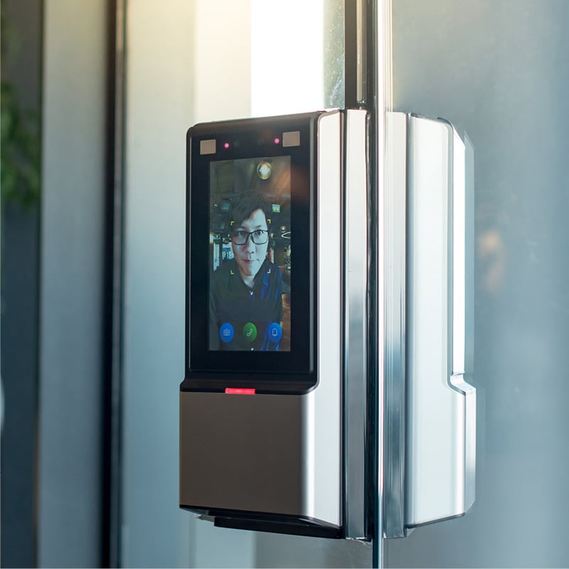 Entry panel to illustrate cybersecurity