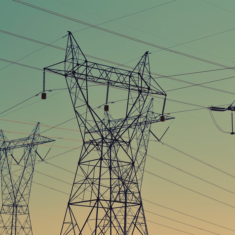 Pylons to illustrate power