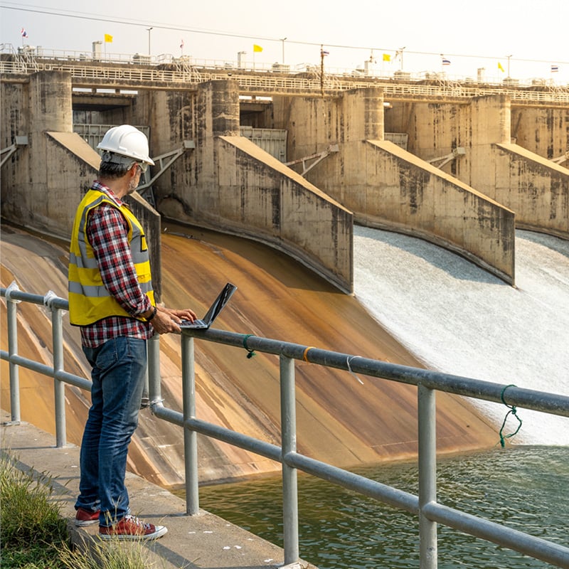 Dam to illustrate water