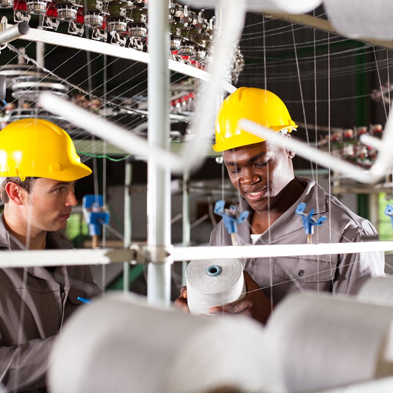 Construction workers to illustrate Industrials