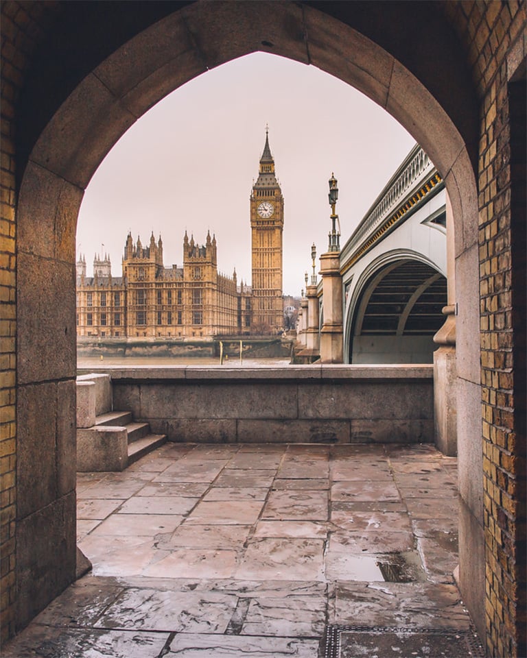 Big Ben across the Thames
