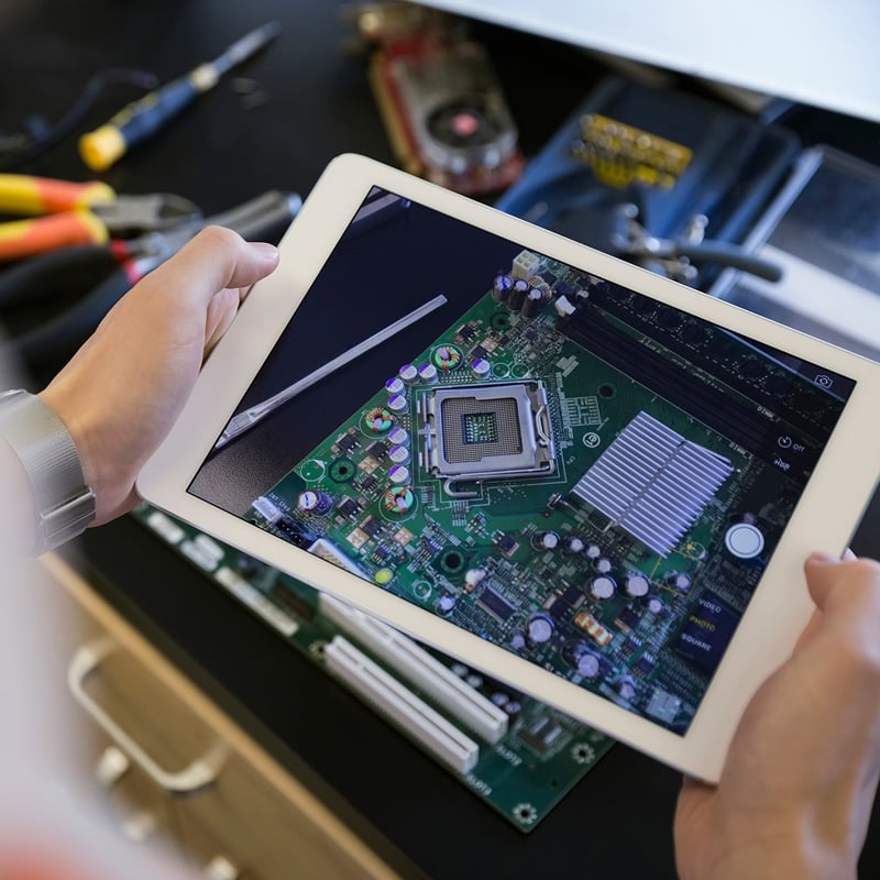 Tablet to illustrate patent litigation