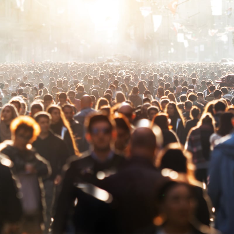 Crowd at a concert to illustrate class actions