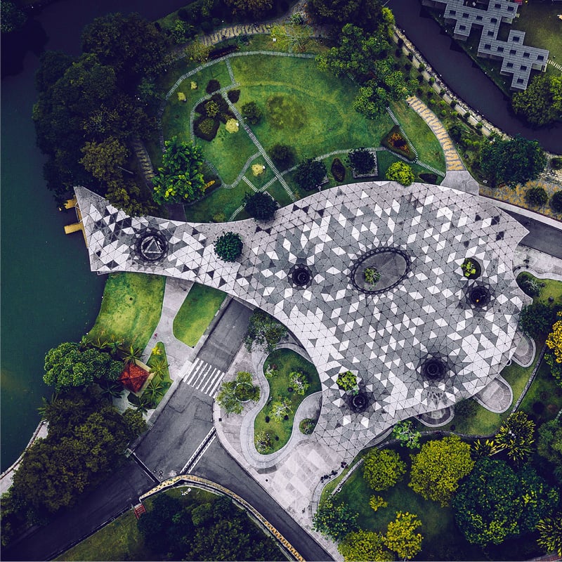 Aerial shot of roads to illustrate real estate disputes and restructuring bankruptcy