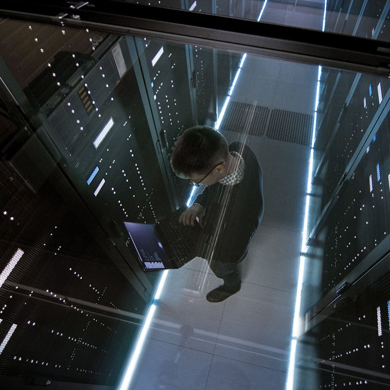 Data center worker representing the data centers DLA Piper lawyers represent.