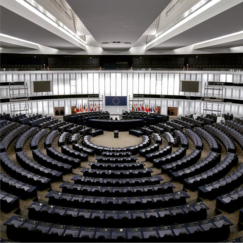 Parliament chamber to illustrate government affairs