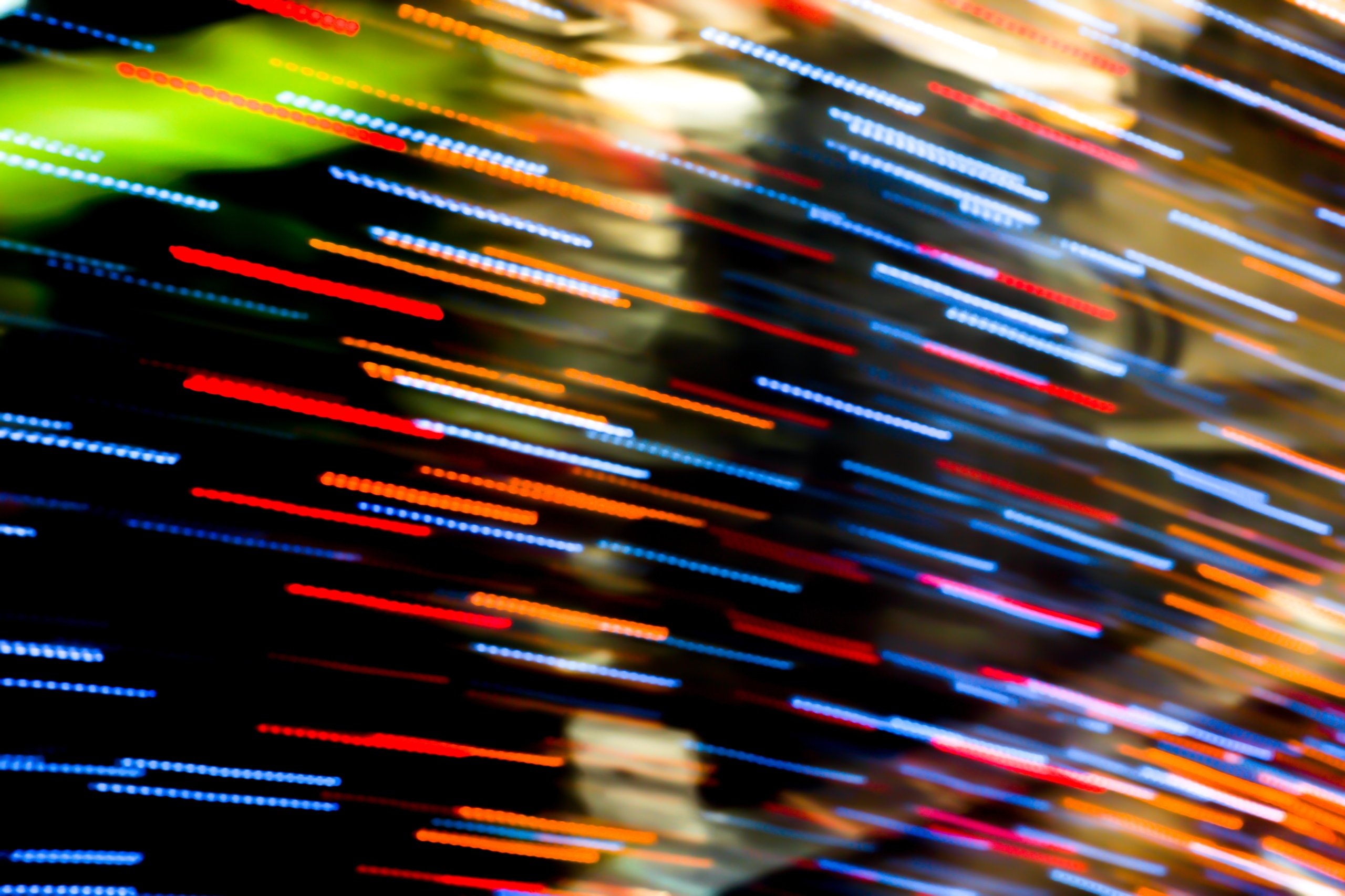 Abstract darting lights