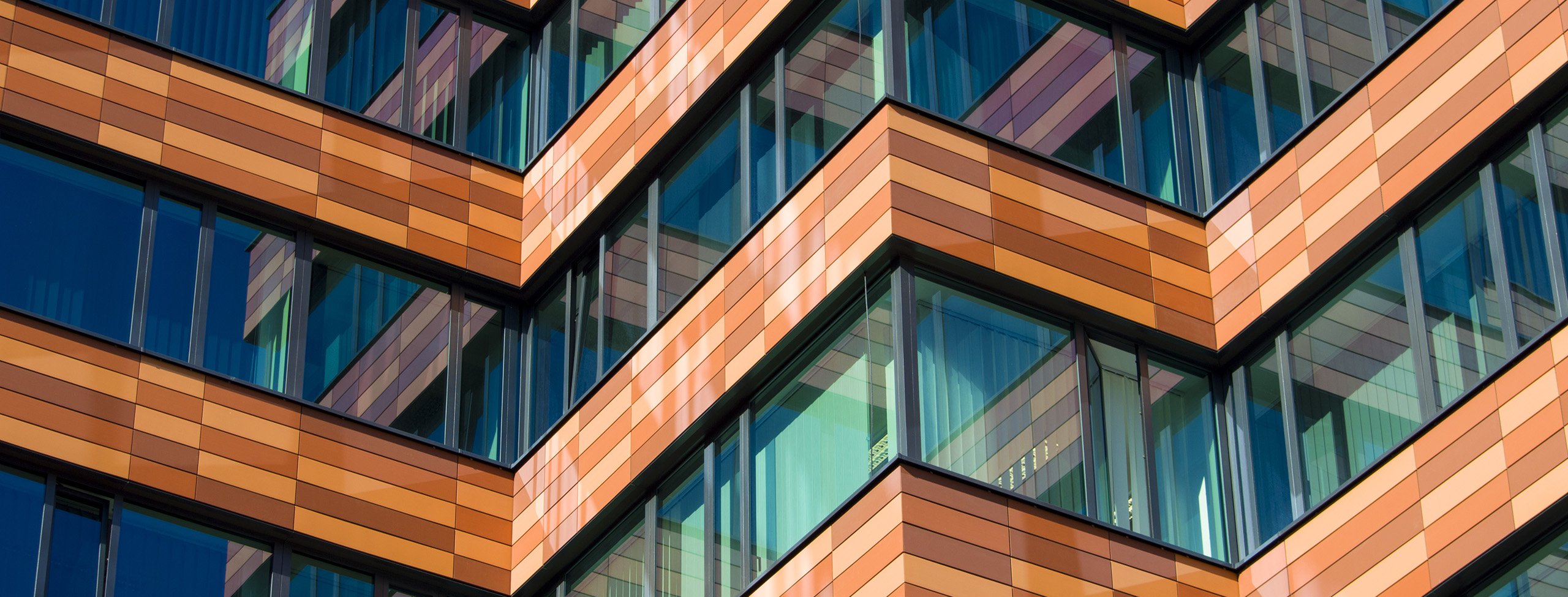 Abstract Fragment of modern urban architecture