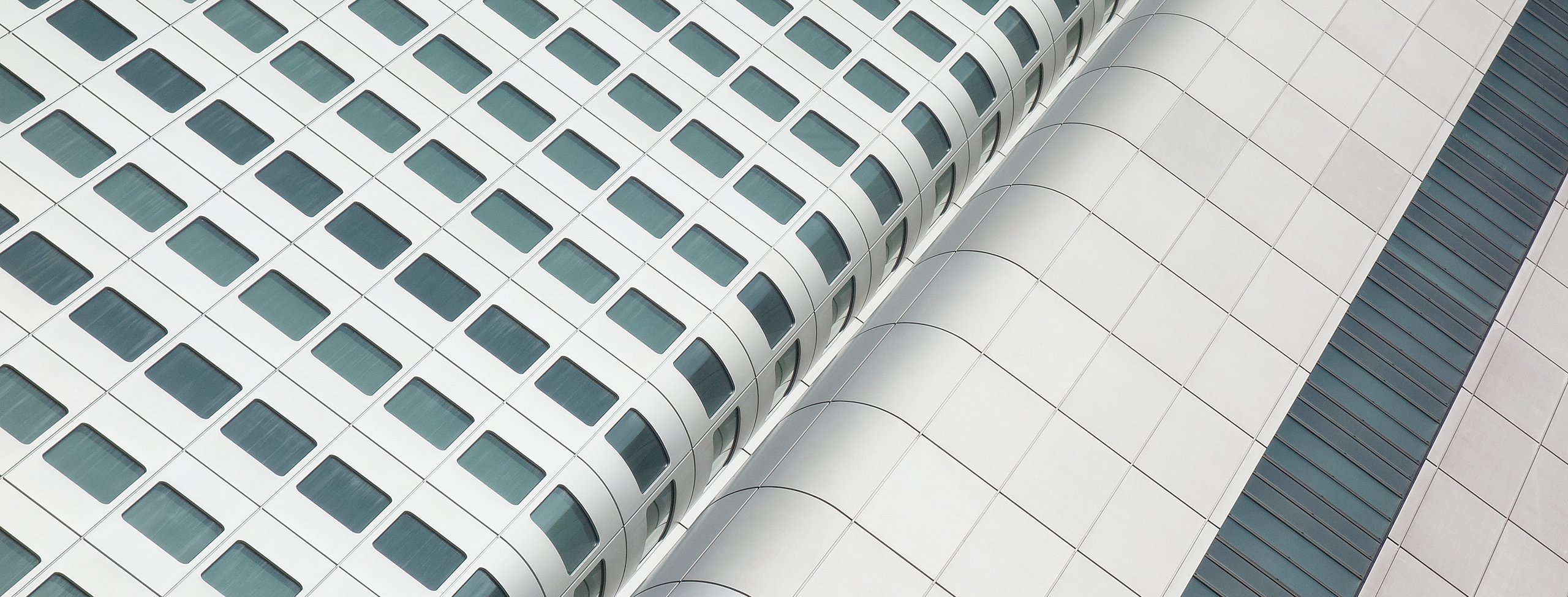 abstract white building