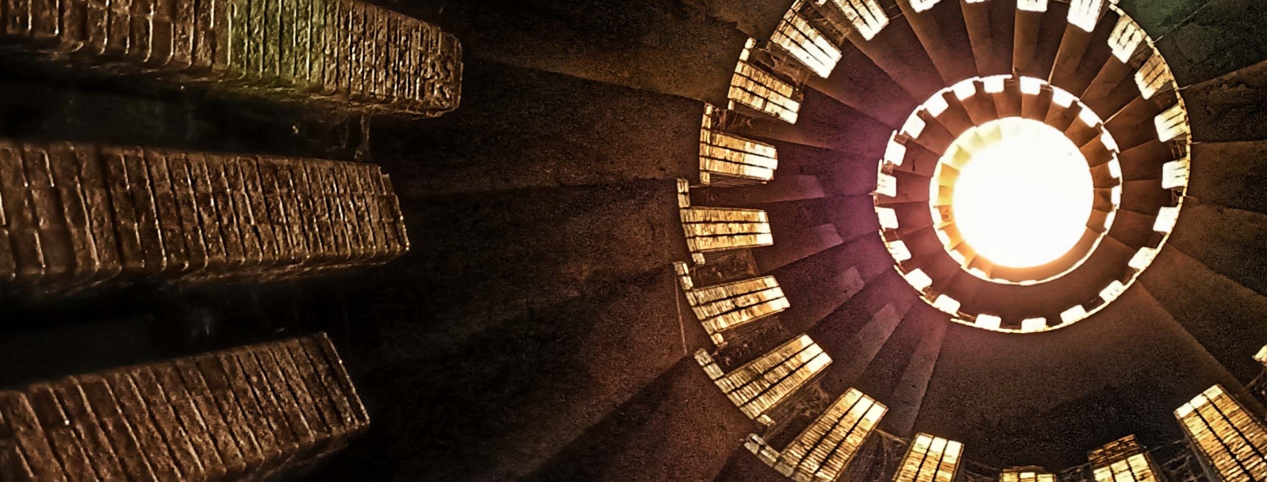 Castle spiral stairs