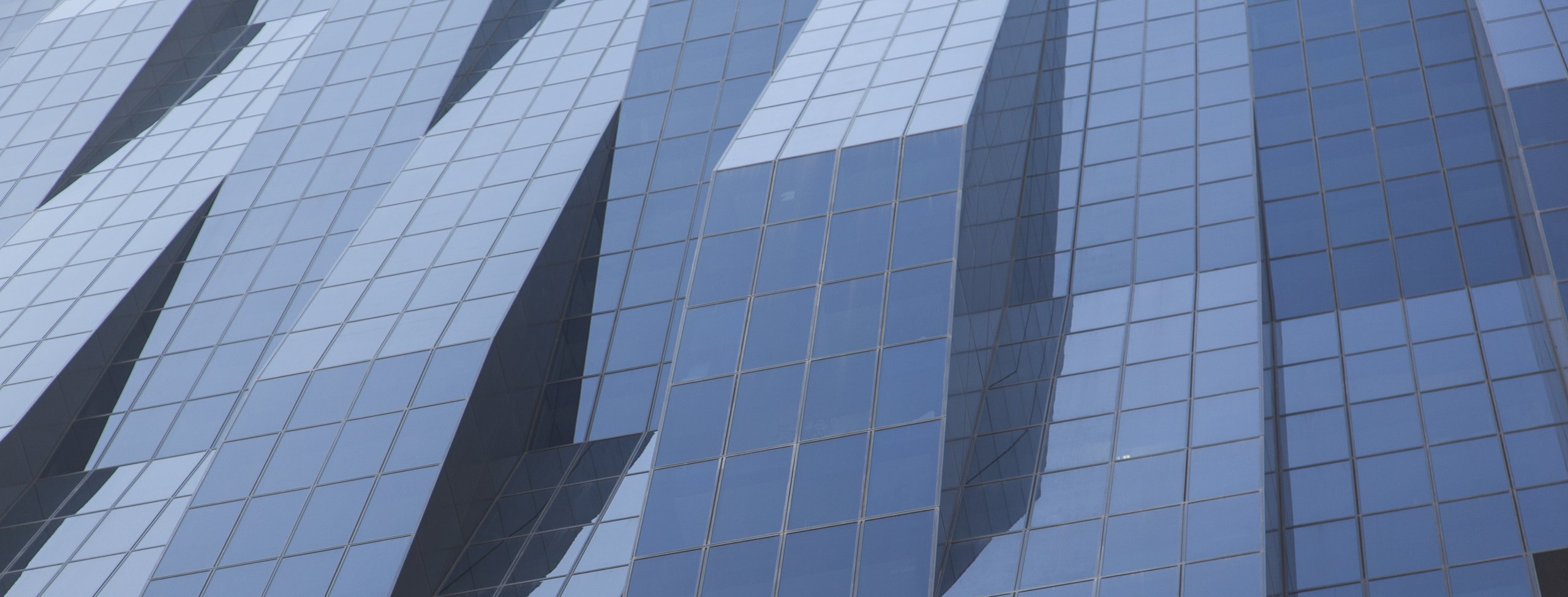 closeup blue windows