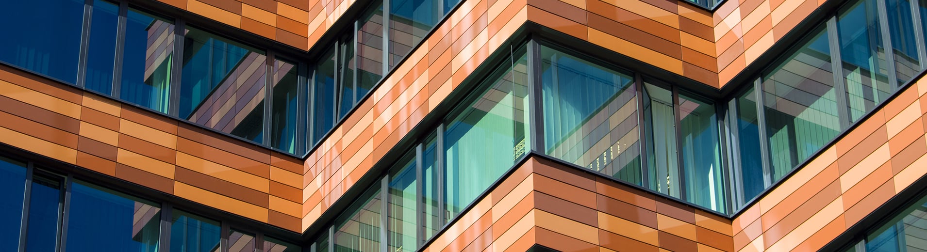 Fragment of modern urban architecture