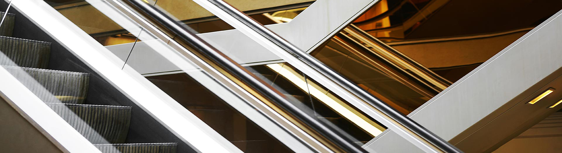 Interior escalators