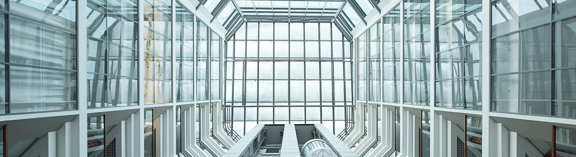 Interior of office building