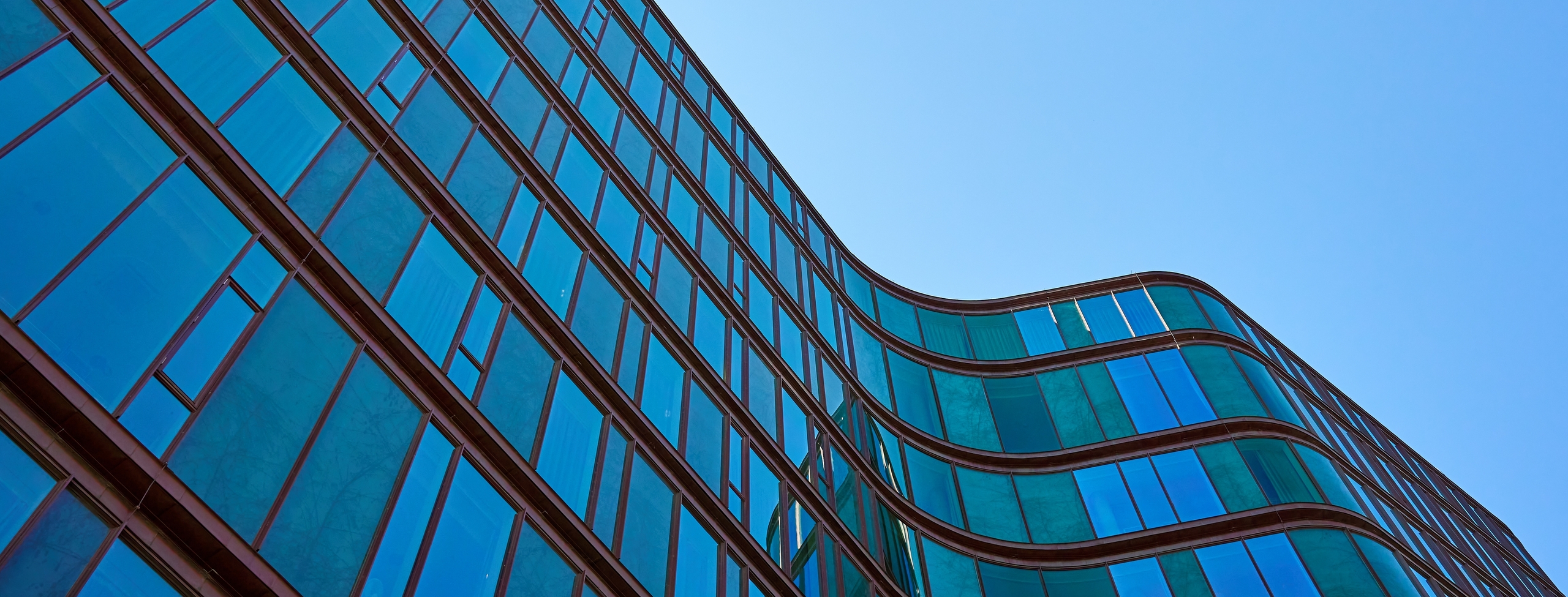 Modern curved building