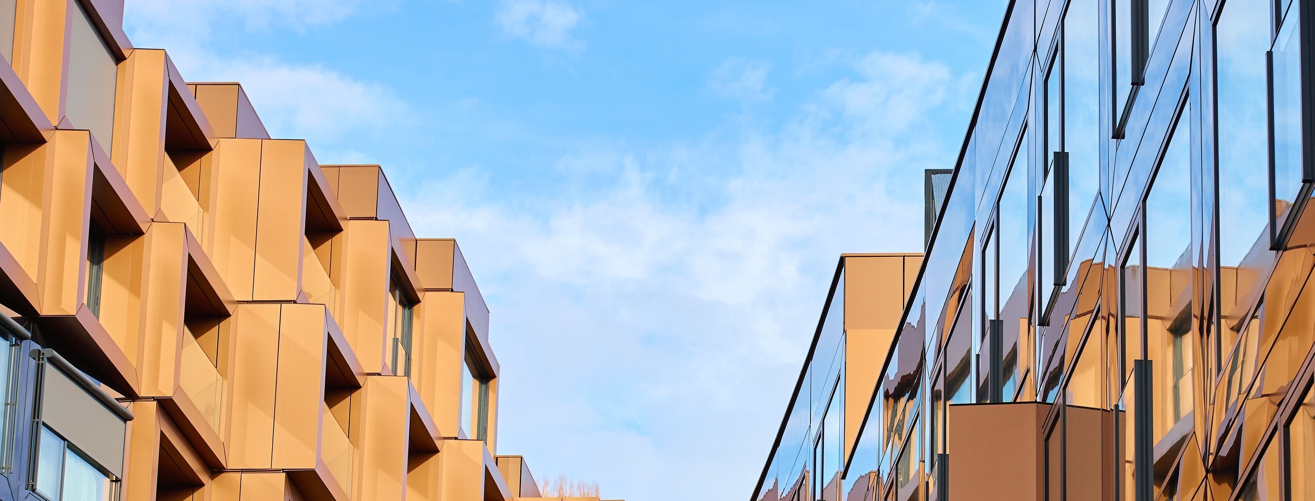 Modern office building facade