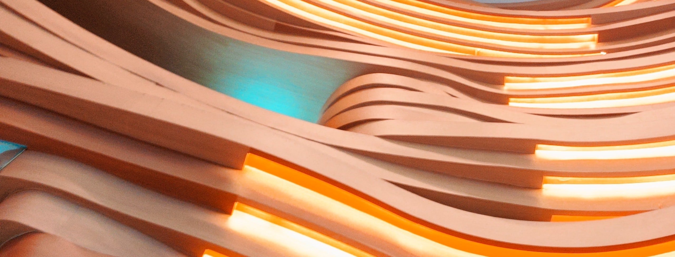 abstract orange structure