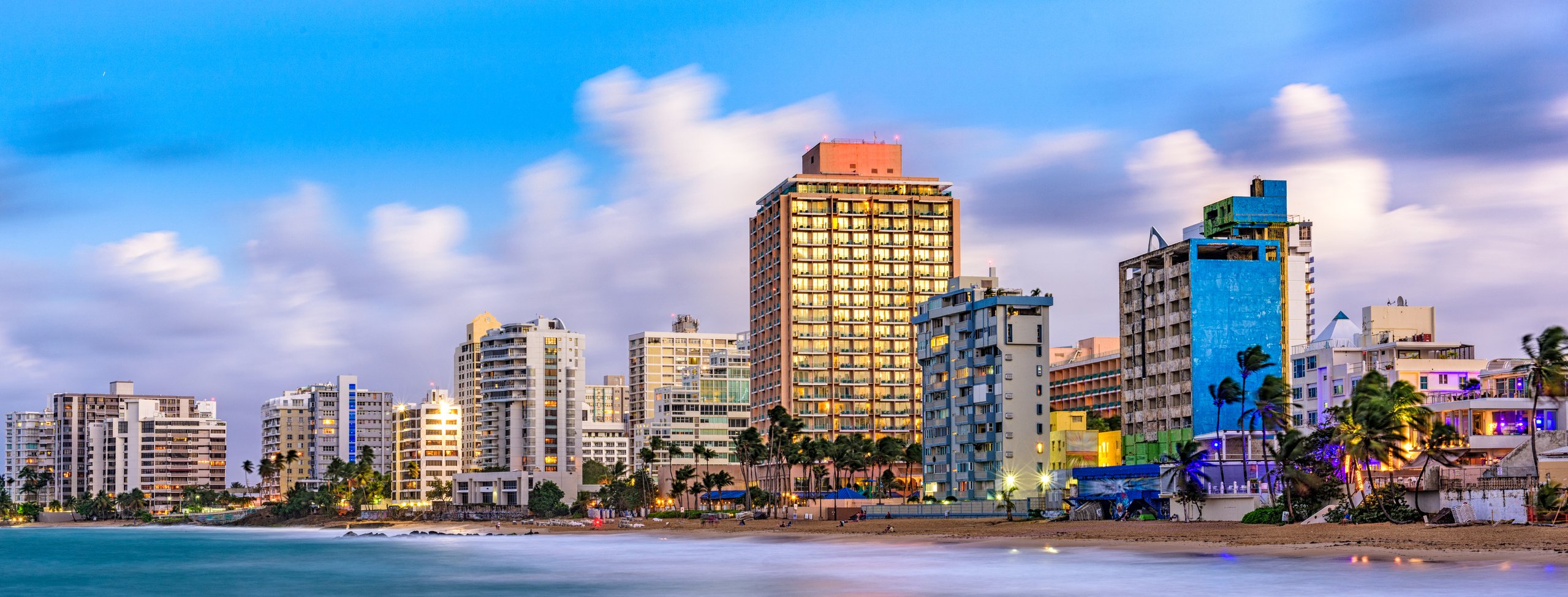 Puerto Rico waterfront skyline
