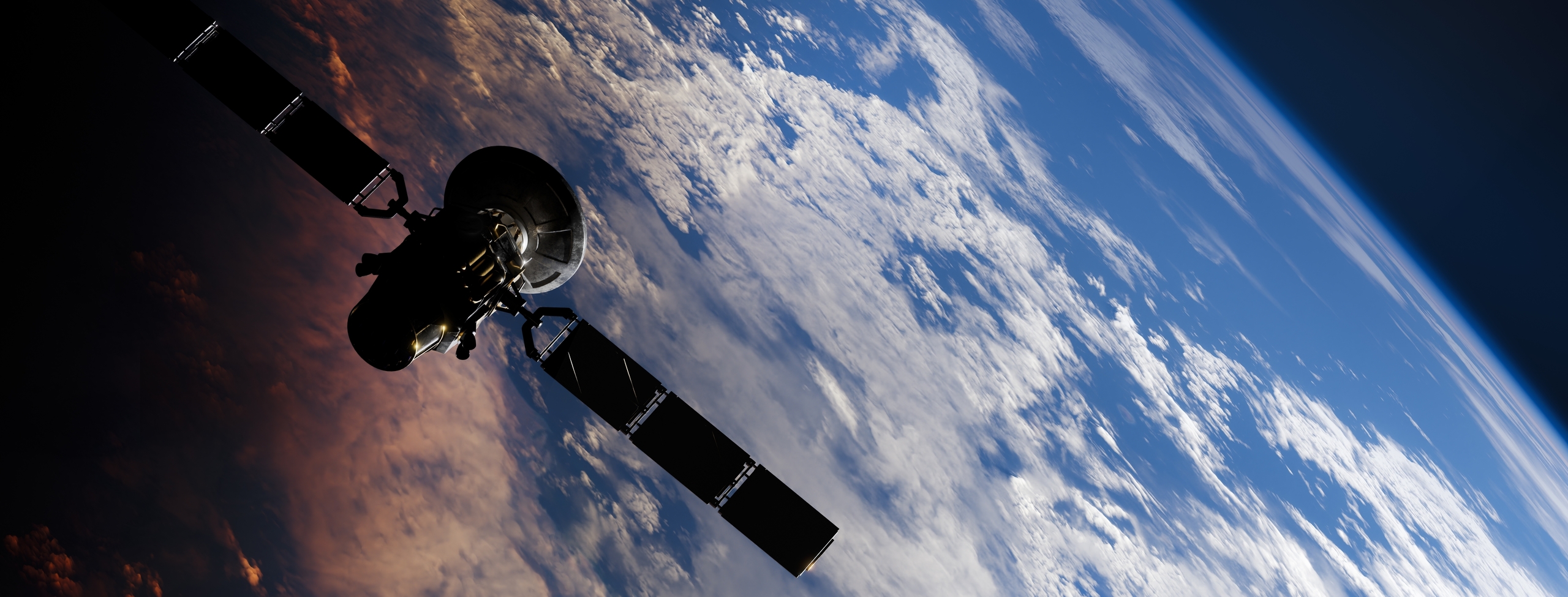 satellite in space