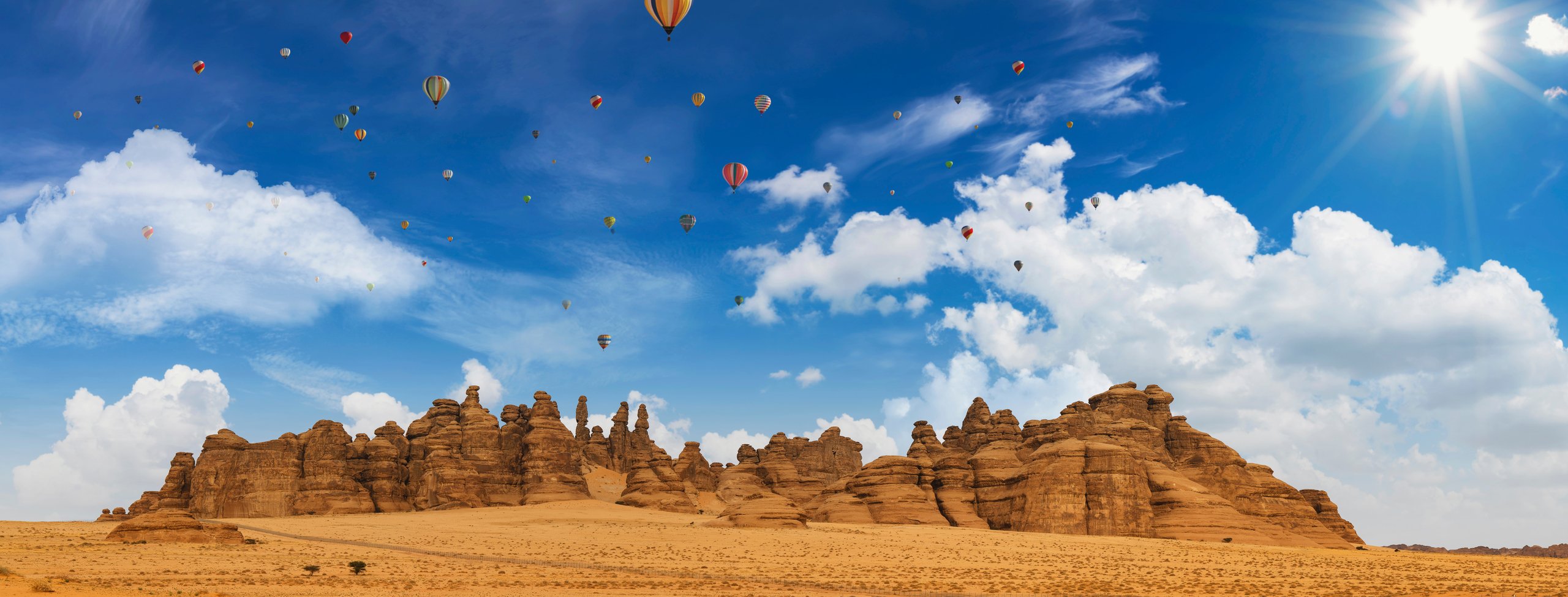 Saudi Arabia Tantora air balloon festival