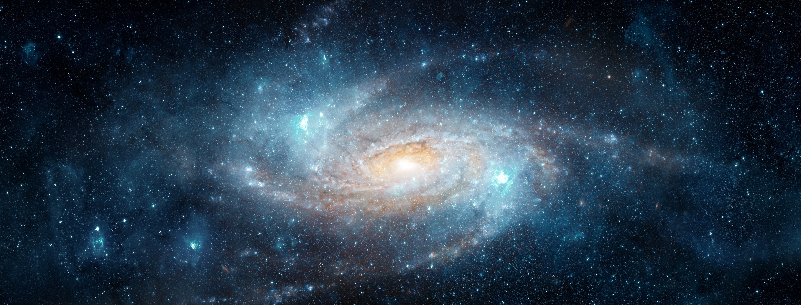 spiral galaxy and stars