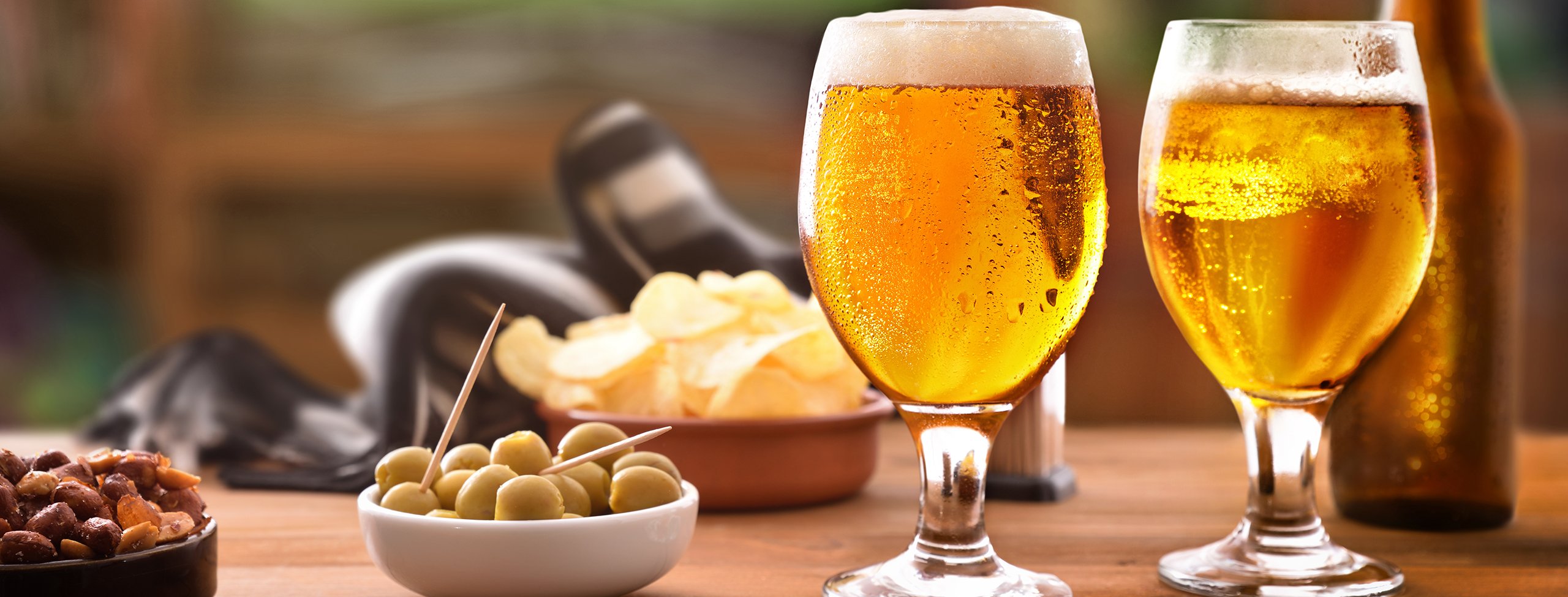 Beers and appetizers