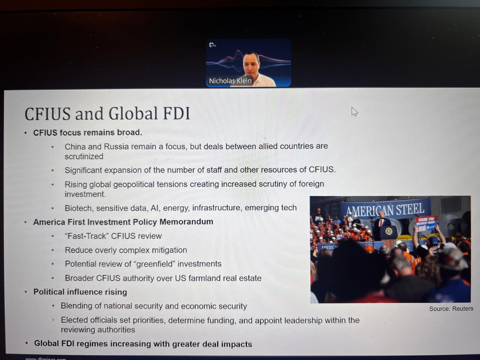 Navigating US Trade Compliance in 2025: CFIUS, Export Controls, Tariffs and Mitigation Strategy