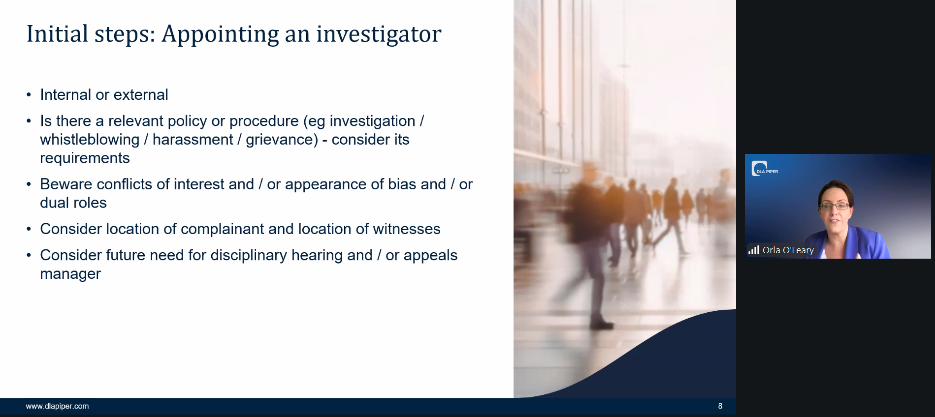 Managing Global Workplace Investigations Webinar