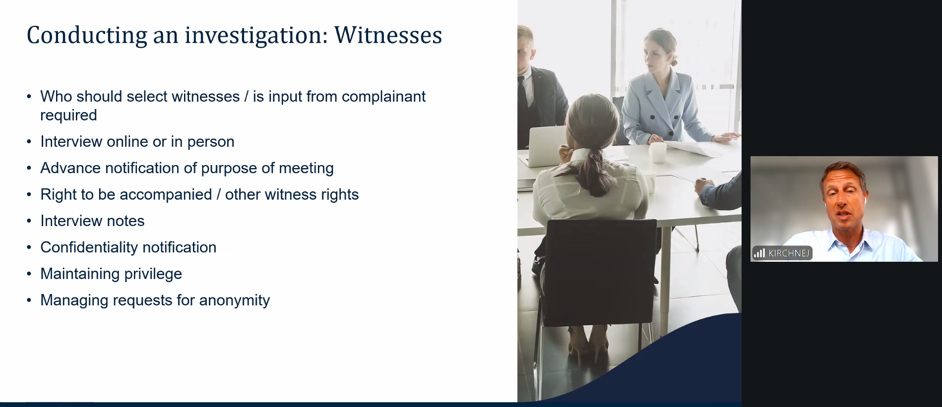 Managing Global Workplace Investigations Webinar