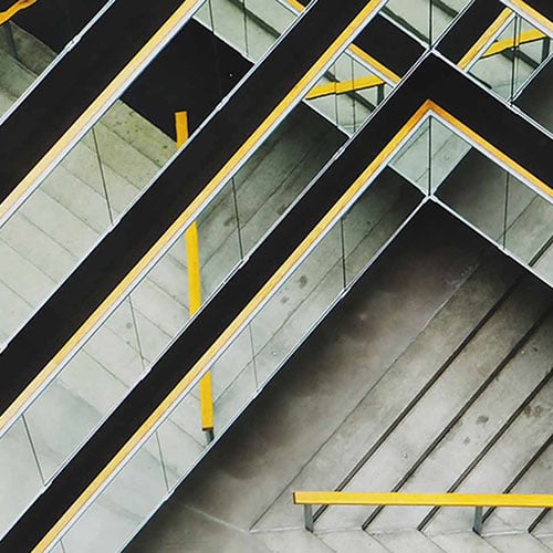 stairs reflection square
