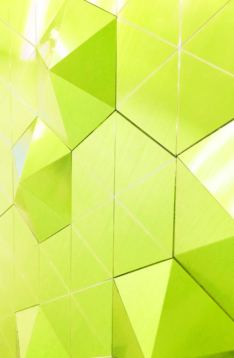 Abstract green geometric pattern