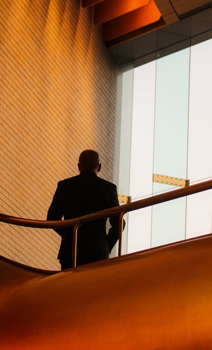 Business people talking