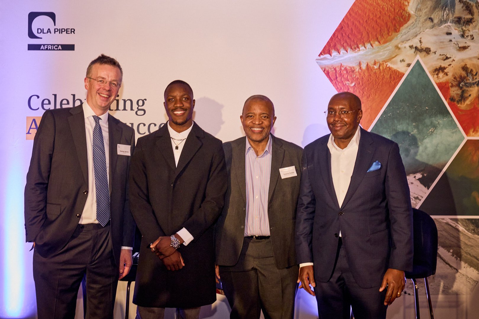 Charles Severs Letsile Tebogo Terrence Dambe and James Kamau