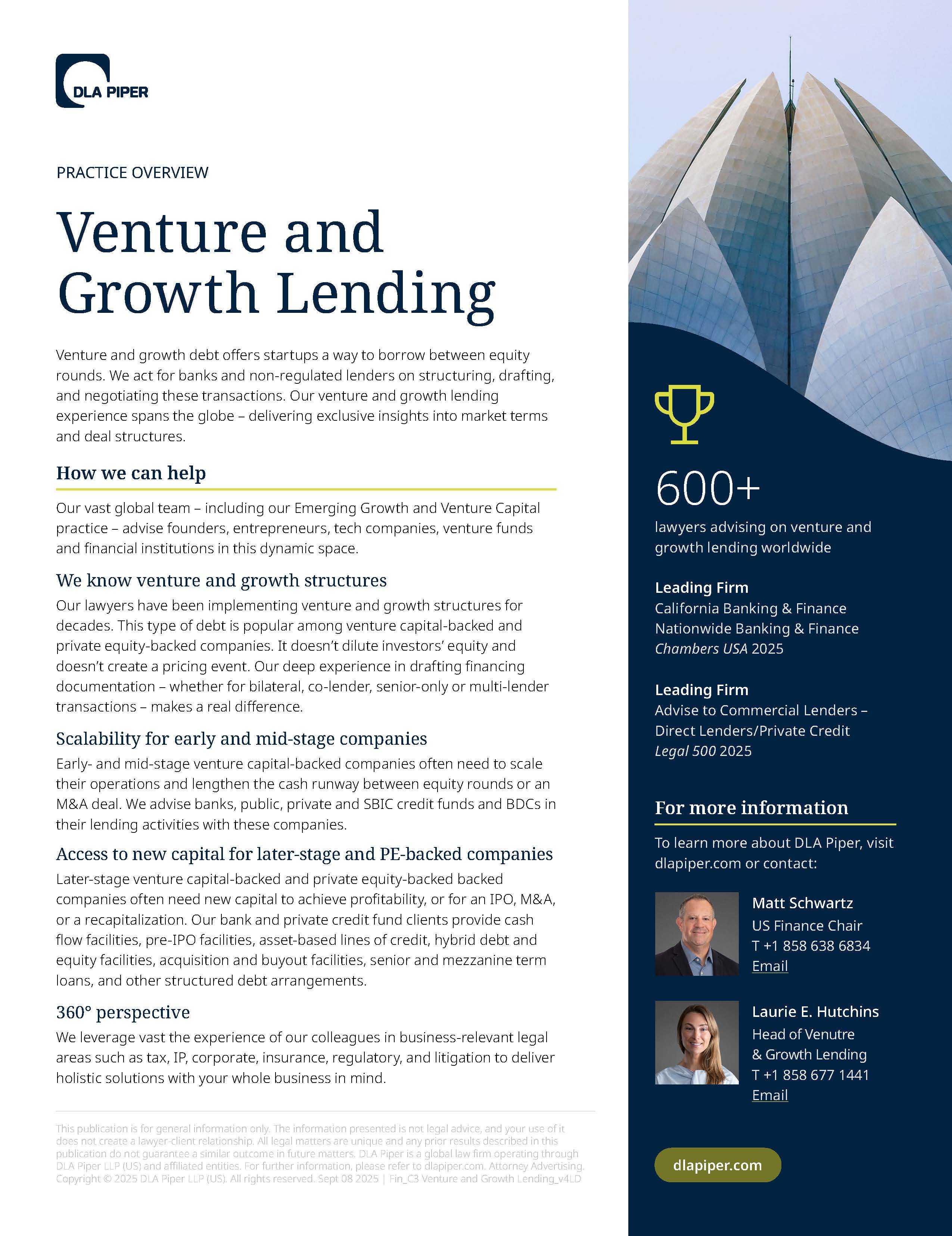 Venture and Growth Lending p1